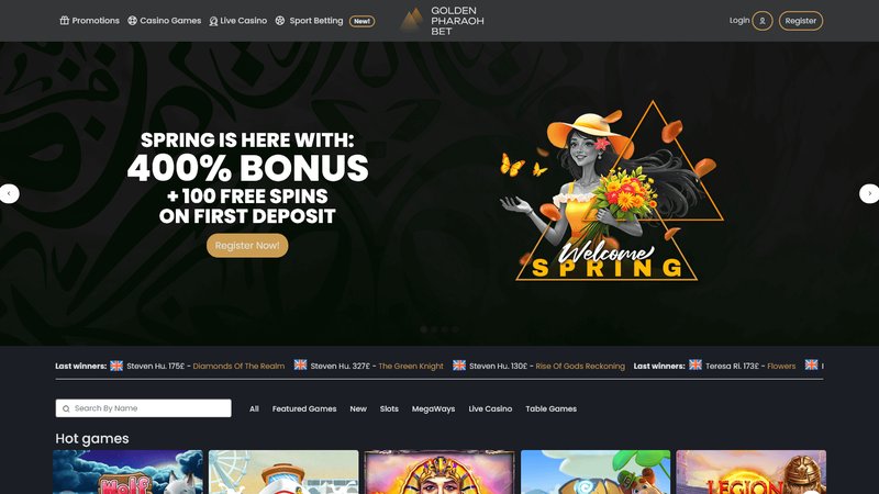 Experience the Luxury of Golden Pharaoh Casino in the UK Today
